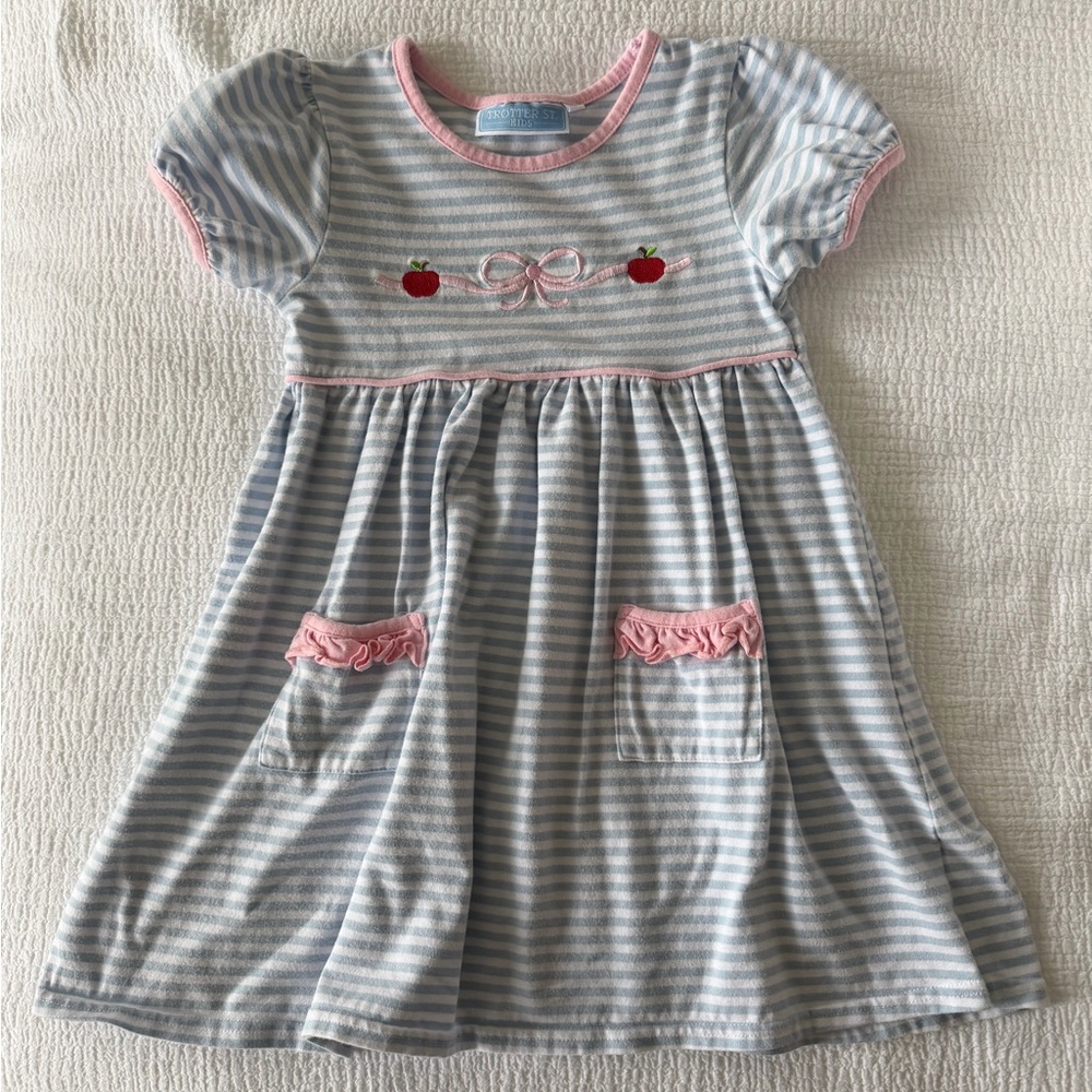 Trotters Street Kids Apply Dress, 5t